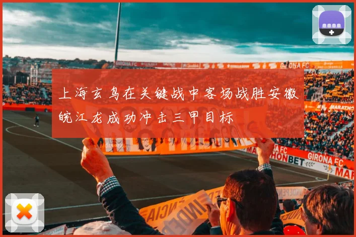 上海玄鸟在关键战中客场战胜安徽皖江龙成功冲击三甲目标